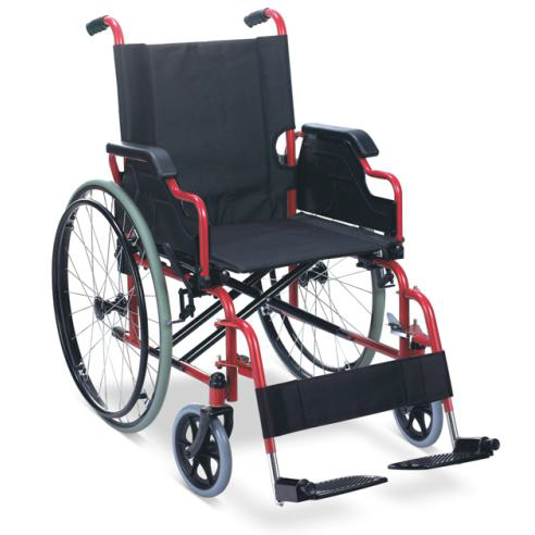 Кресло-коляска ивалидная стальная FS 909B-41 (41см) пневматические колеса "Мега-Оптим".