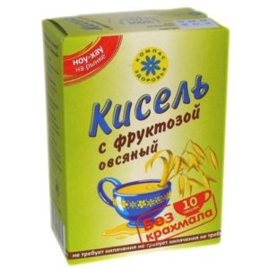 Кисель "Овсяный" с фруктозой 150г "Компас Здоровья".