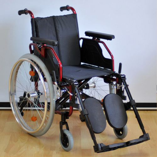 Кресло-коляска ивалидная алюминий FS 205LHQ (41см) полиуретановые колеса "Мега-Оптим".