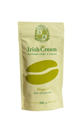 Зелёный кофе "Irish Cream" в зёрнах 100г