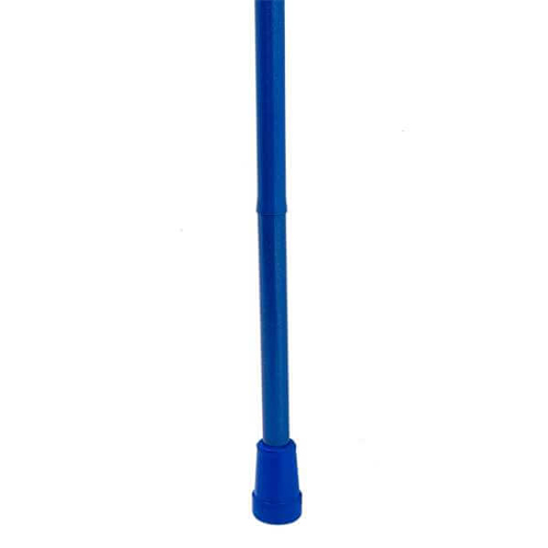 Трость 10113BU (синяя) складная, Т-образная резиновая ручка "Симс".