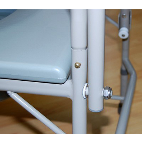 Кресло-туалет НМР-7012 (h48-58) откидные подлокотники "Мега-Оптим".