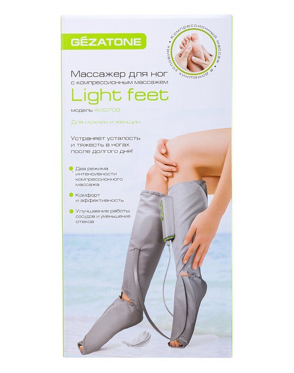 Аппарат для прессотерапии и лимфодренажа ног Light Feet AMG 709, Gezatone
