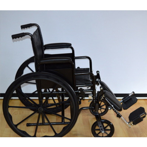 Кресло-коляска ивалидная механическая 511В-41 (41см) цельнолитые колеса "Мега-Оптим".