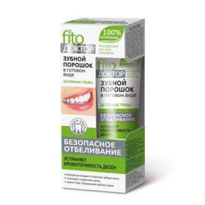 Зубной порошок в готовом виде Fito Доктор "Целебные травы", туба, 45 мл