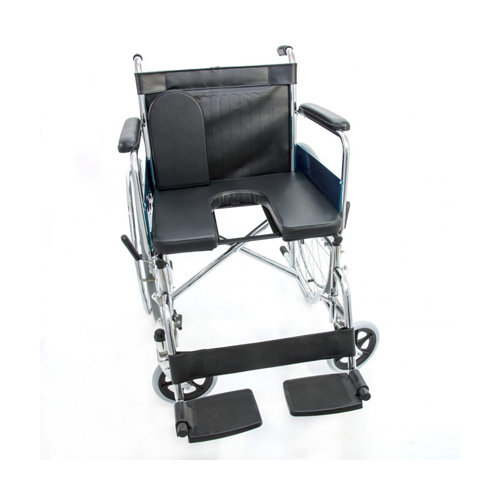 Кресло-коляска ивалидная со съемным санитарным устройством FS 681-45(U) (41см) "Мега-Оптим".