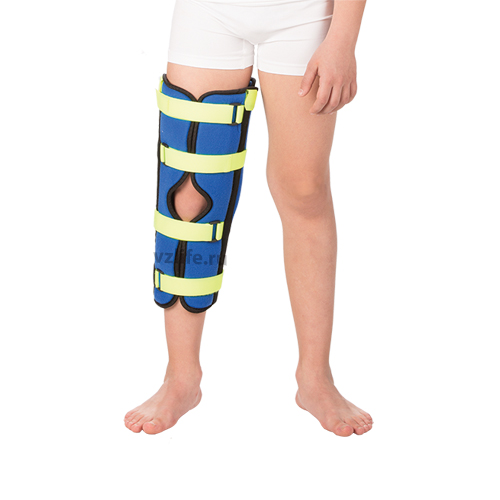 Детский бандаж на коленный сустав для полной фиксации (тутор) Т.44.45 (Т-8535) (XS) "Тривес".